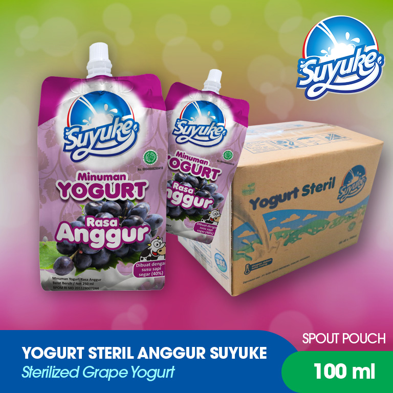 Yogurt Steril rasa Anggur