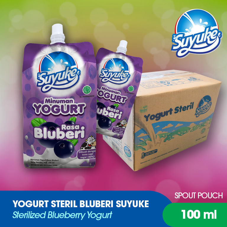 Yogurt Steril rasa Bluberi