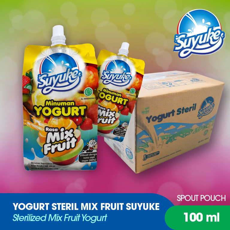 Yogurt Steril rasa Buah-buahan
